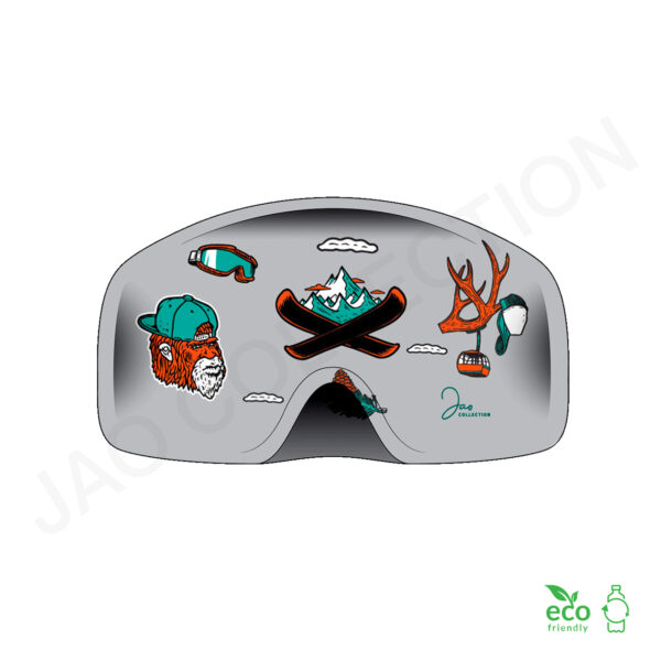 Chaussette de masque / protège-masque de ski recyclé SNOWBOARDING