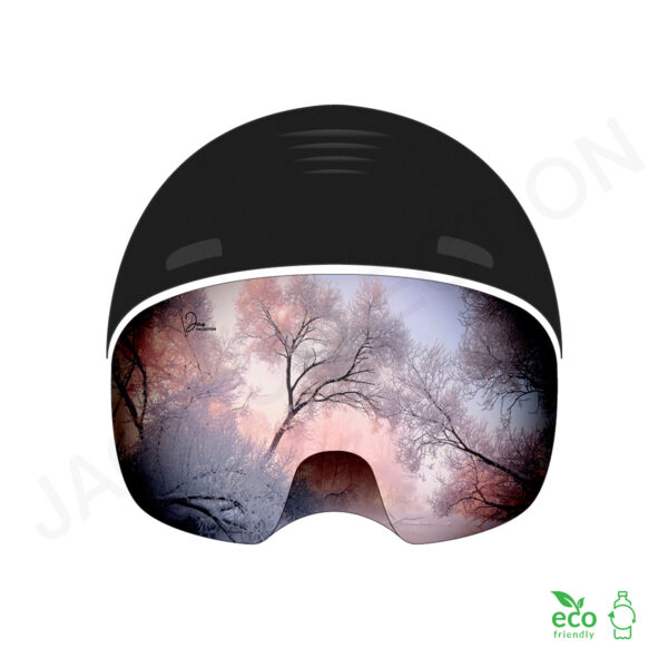 Housse pour visière intégrée aux casques ski DOUCEUR