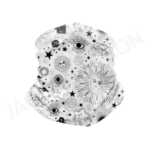 Tour de cou technique/thermique CONSTELLATION NOIR BLANC