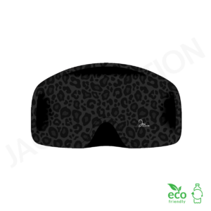 Chaussette de masque / protège-masque de ski recyclé BLACK LEOPARD