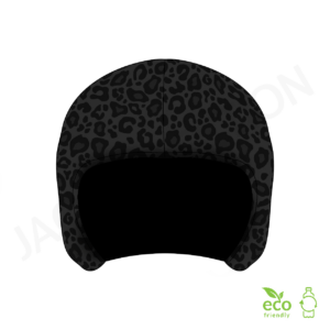 Couvre-casques de ski JAO Collection motif BLACK LEOPARD