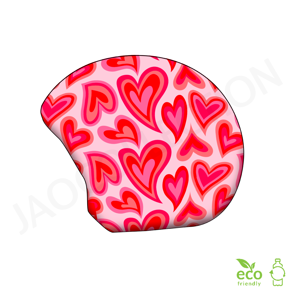 Couvre-casques de ski JAO Collection motif SWEET HEARTS – Image 2
