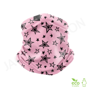 Tour de cou eco technique doublé micro polaire PINK DESIGN STARS