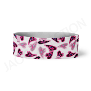 Bandeau technique/thermique enfant PINK HEARTS