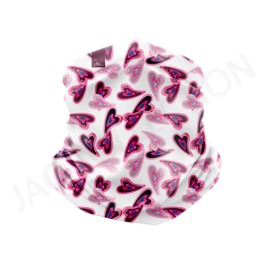 Tour de cou technique/thermique enfant PINK HEARTS