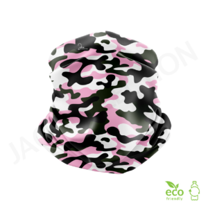 Tour de cou eco technique doublé micro polaire PINKY CAMO