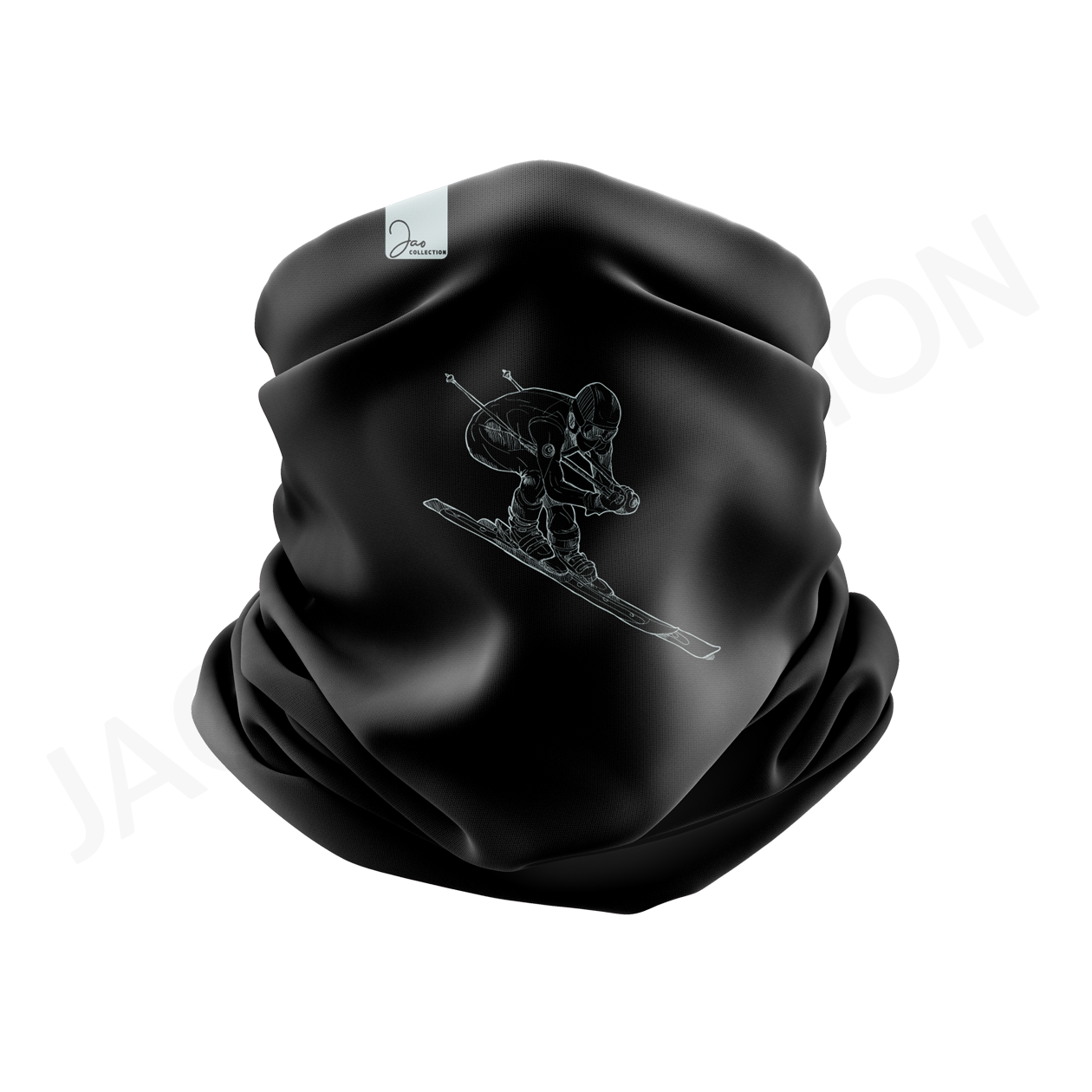 Bandeau technique/thermique SKIEUR BLANC NOIR – Image 2