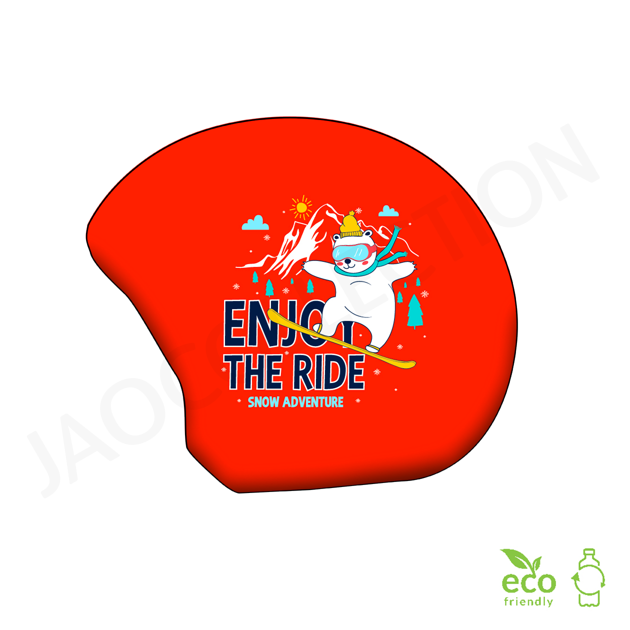 Couvre-casques de ski JAO Collection motif ENJOY THE RIDE – Image 4